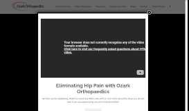 
							         Ozark Orthopaedics: Home								  
							    