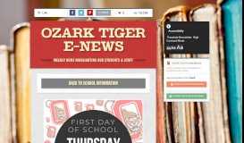 
							         Ozark Tiger E-News								  
							    