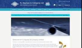 
							         P J Hayman & Company - Travel Insurance and Scheme Specialists								  
							    