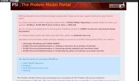 
							         P0C6D3: Summary Page on Protein Model Portal - PSI SBKB								  
							    