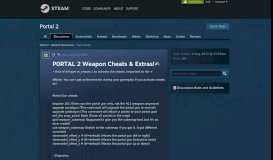 
							         P0RTAL 2 Weapon Cheats & Extras!   :: Portal 2 General Discussions								  
							    