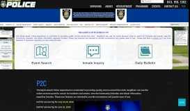 
							         P2C - Online Services Portal - Myrtle Beach Police Department In SC :								  
							    