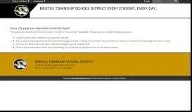 
							         PA Academic Review Website - Bristol Township School District								  
							    