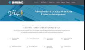 
							         PA-ETEP - Teacher Evaluations Software - Edulink Inc								  
							    