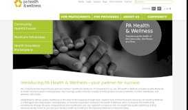 
							         PA Health & Wellness: Pennsylvania Medicaid & Health Insurance								  
							    