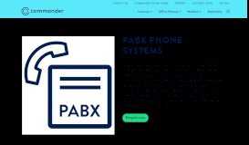 
							         PABX Phone Systems, Office PBX Phones, Business ... - Commander								  
							    