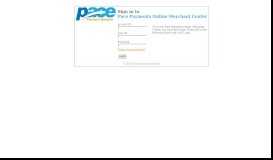
							         Pace Payments Online Merchant Center Login - Pace Payment Systems								  
							    