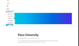 
							         Pace University | Qualtrics								  
							    