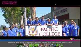 
							         Pacific College Campus Portal : HOME								  
							    