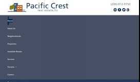 
							         Pacific Crest Real Estate - Home								  
							    