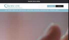 
							         Pacific Eye: Ophthalmologists: San Luis Obispo, CA & Pismo Beach, CA								  
							    