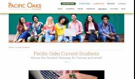 
							         Pacific Oaks College Current Students Login								  
							    