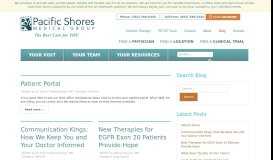 
							         Pacific Shores Medical Group Blog								  
							    