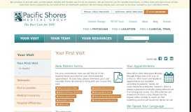 
							         Pacific Shores Medical Group New Patient Information - Pacific Shores ...								  
							    