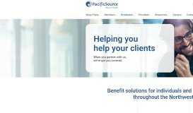 
							         PacificSource: What's New for Agents - PacificSource Health Plans								  
							    