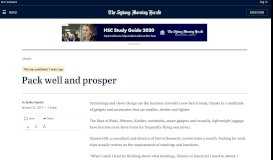 
							         Pack well and prosper - Sydney Morning Herald								  
							    