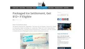 
							         Packaged Ice Settlement, Get $12+ If Eligible - Danny the Deal Guru								  
							    