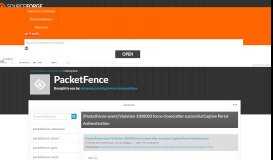 
							         PacketFence / [PacketFence-users] Violation 1300003 force-closed ...								  
							    