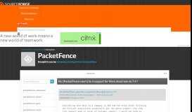 
							         PacketFence / Re: [PacketFence-users] So is support for Meru dead ...								  
							    