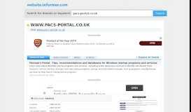 
							         pacs-portal.co.uk at WI. Pacman's Portal - Tips, recommendations and ...								  
							    