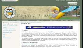 
							         PACSES Portal - Berks County								  
							    