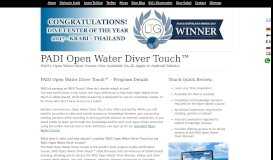 
							         PADI Open Water Diver Touch | Dive Theory on Apple or Android Tablet								  
							    