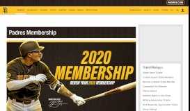 
							         Padres Membership | San Diego Padres - MLB.com								  
							    