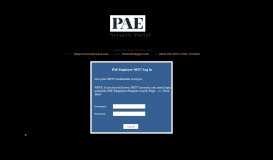 
							         PAE Employee NET7 Log In - PAE Security Portal								  
							    