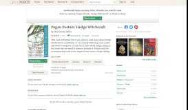 
							         Pagan Portals: Hedge Witchcraft by Harmonia Saille - Goodreads								  
							    
