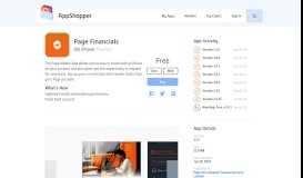 
							         Page Financials (Finance) - App Shopper								  
							    