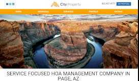 
							         Page HOA Management | City Property								  
							    