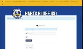 
							         Page Login - Harts Bluff ISD								  
							    