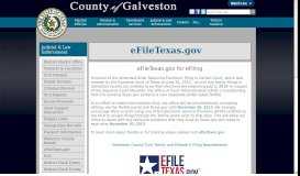 
							         Pages - eFileTexas - Galveston County								  
							    