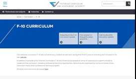 
							         Pages - F-10 Curriculum - VCAA								  
							    