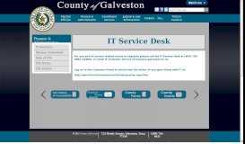 
							         Pages - Service Desk - Galveston County								  
							    
