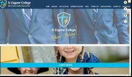 
							         Pages - Welcome to St Eugene College Burpengary								  
							    