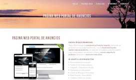 
							         Pagina Web Portal de Anuncios - Diseño Web ... - Almena Creatividad								  
							    