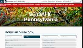 
							         PA.GOV | The Official Website for the Commonwealth of Pennsylvania.								  
							    