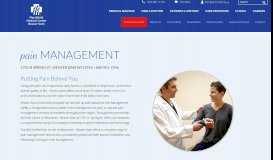 
							         Pain Management, Advanced Pain Management | BDCH								  
							    
