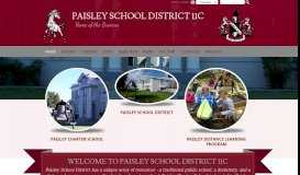 
							         Paisley School District 11C: Home								  
							    
