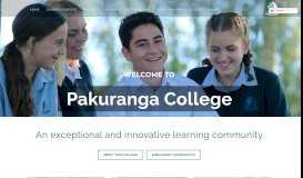 
							         Pakuranga College: Home								  
							    