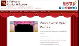 
							         Palace Interior Portal Backdrop - Backdrops by Charles H. Stewart								  
							    
