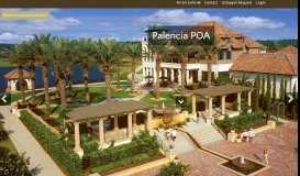 
							         Palencia POA - Authentication - Leland Community Portal								  
							    