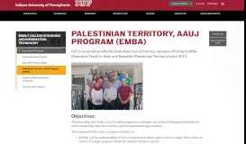 
							         Palestinian Territory, AAUJ Program (EMBA) - International Programs ...								  
							    