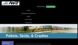 
							         Pallets, Skids, & Cradles | AW2 Logistics								  
							    