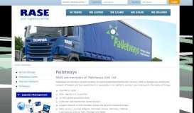 
							         Palletways - RASE Distribution								  
							    