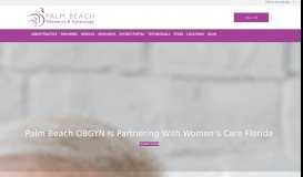 
							         Palm Beach Obstetrics & Gynecology: Obstetricians: Lake Worth, FL ...								  
							    