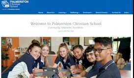
							         Palmerston Christian School: Home								  
							    