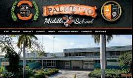 
							         Palmetto Middle – Home of the Lancers								  
							    