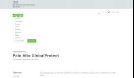 
							         Palo Alto GlobalProtect | Duo Security								  
							    